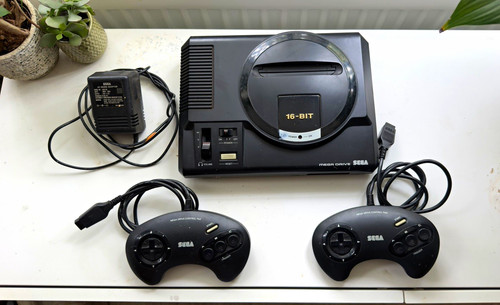 Sega mega drive - sega, black