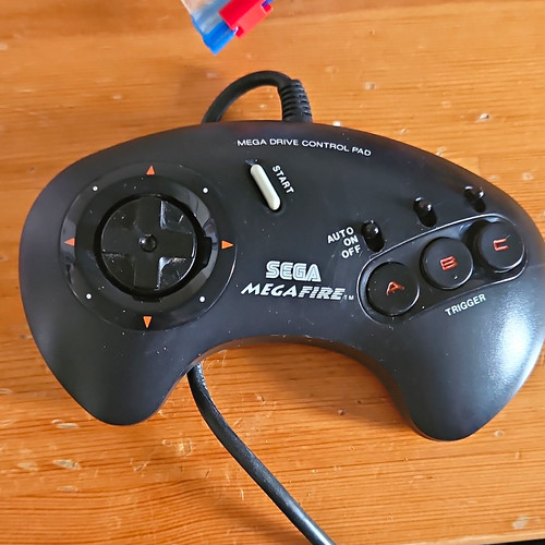 Sega mega fire control - mega, pad
